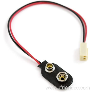 9V Battery Snap Clip to Polarized Molex Connector